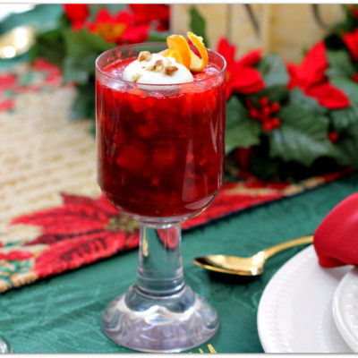 Cranberry Salad Mini Parfaits