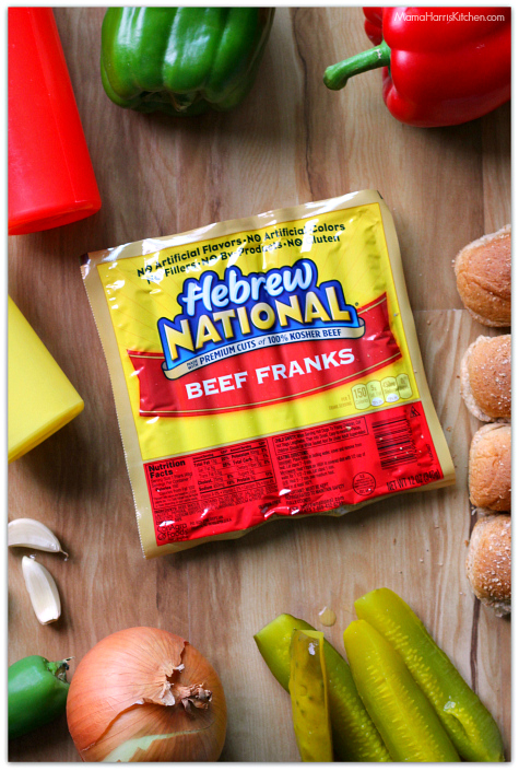Street Style Grilled Hot Dogs with Hebrew National #HebrewNationalSummer #ad | Mama Harris' Kitchen