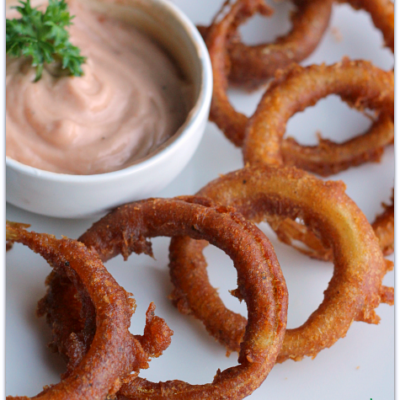 Beer-Battered Onion Rings