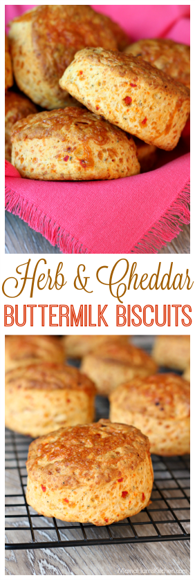 Herb and Cheddar Buttermilk Biscuits #ChooseClo AD | Mama Harris' Kitchen