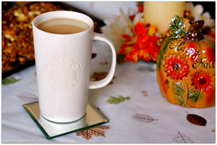 Apple Yogurt Parfaits with Homemade Fall Flavors Granola Starbucks Pumpkin Spice Latte Fall Blend #StarbucksAtHome #SavorEverySip AD | Mama Harris' Kitchen