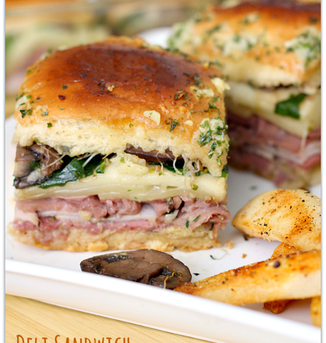 Deli Sandwich Style Sliders made with Sprouts Farmers Market Brand Sweet Hawaiian Rolls AD | Mama Harris' Kitchen
