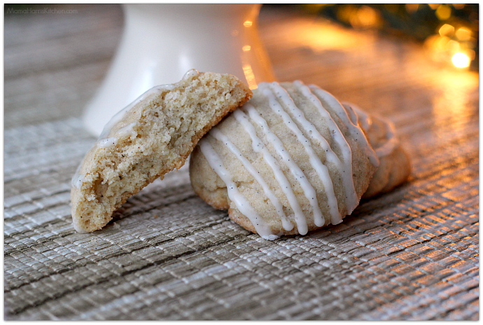 Homemade Recipe for Chai Spiced Sugar Cookies with Vanilla Bean Glaze | Mama Harris' Kitchen