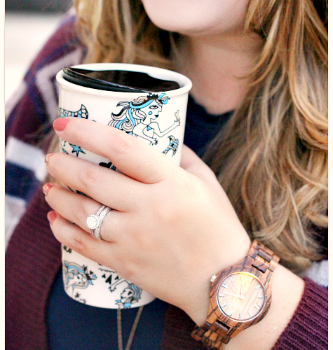 JORD wood watches Fieldcrest Zebrawood and Maple | Mama Harris' Kitchen