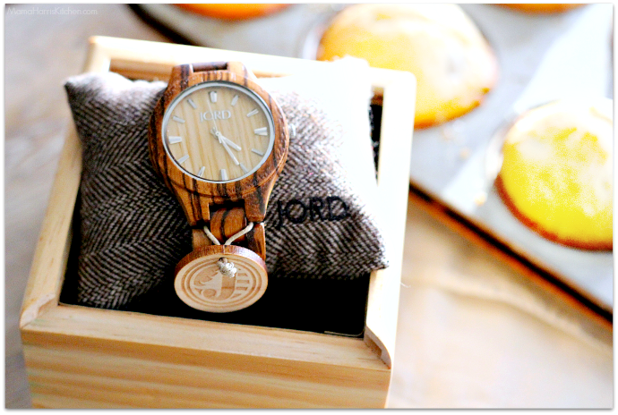 JORD wood watches Fieldcrest Zebrawood and Maple | Mama Harris' Kitchen