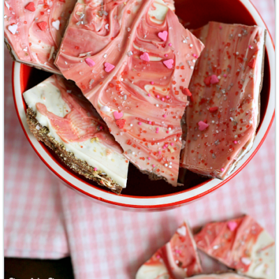 Chocolate Cherry Valentine’s Day Bark