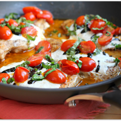 20 Minute Caprese Chicken