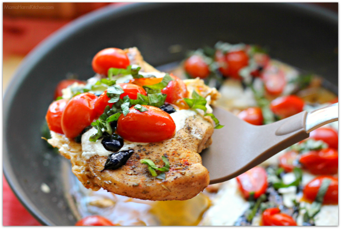 20 Minute Caprese Chicken PLUS a Circulon GIVEAWAY AD | Mama Harris' Kitchen