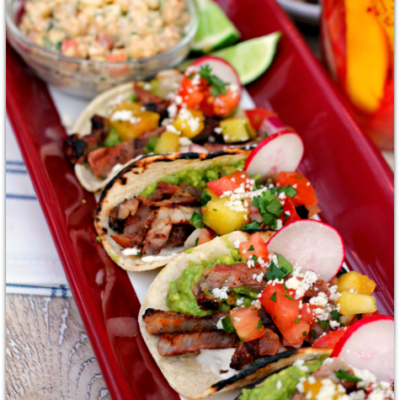 Chili Rubbed Ribeye Tacos with Esquites (Elote Salad) #SaveMartSummer AD | Mama Harris' Kitchen