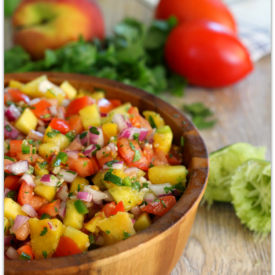 Peach Pico de Gallo