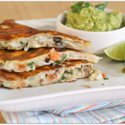Tex-Mex Tuna Melt Quesadillas