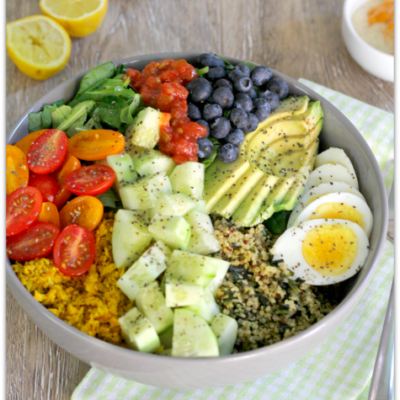 Quinoa Veggie Bowl with Chipotle Ranch