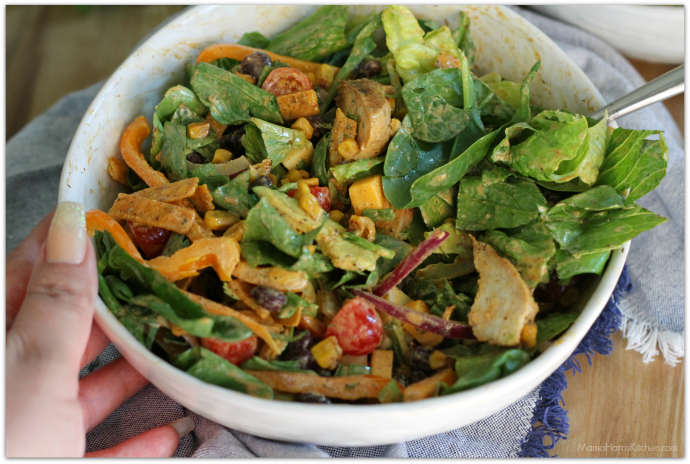 Southwest Grilled Chicken and Avocado Salad with Chipotle Ranch (ad) #BTBGrillingRecipes #IC | Mama Harris' Kitchen