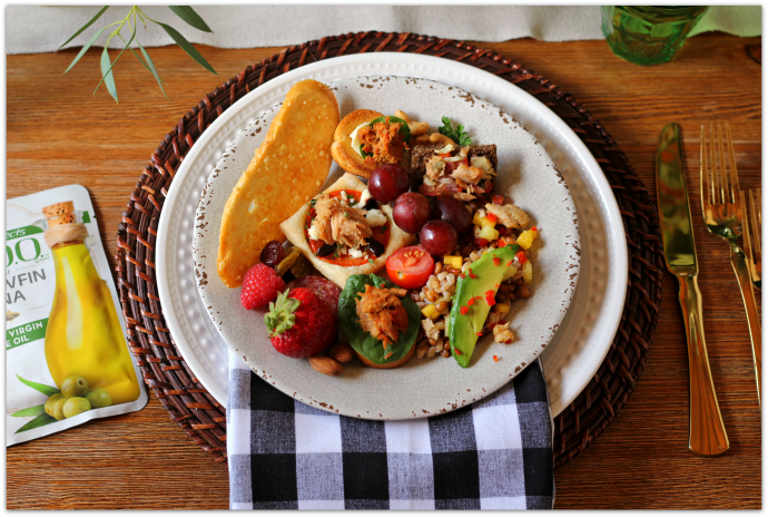 Fresh Entertaining Ideas with Tuna - StarKist Selects EVOO lunch AD #StarKistSelectsEVOO