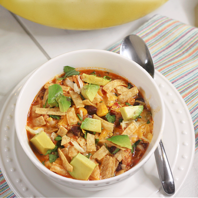 Easy Chicken Tortilla Soup #HousefulOfSoups | Mama Harris' Kitchen